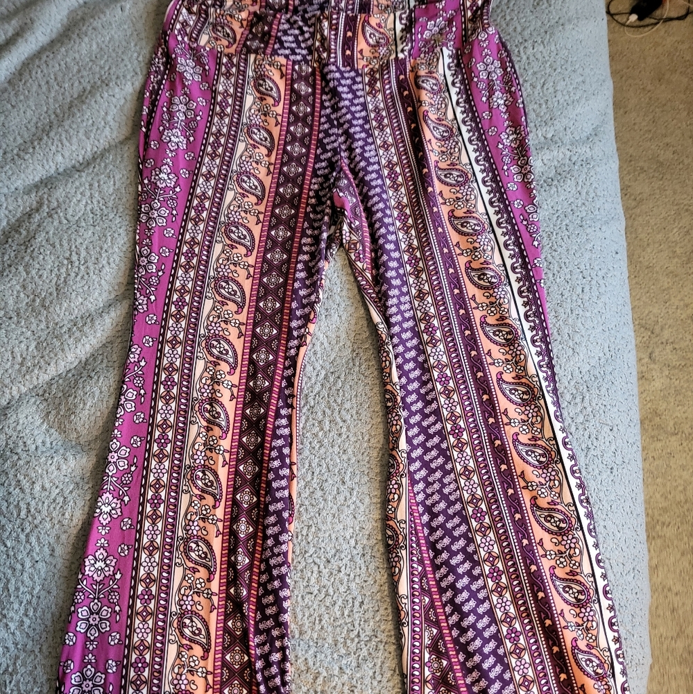 Flare legged leggings